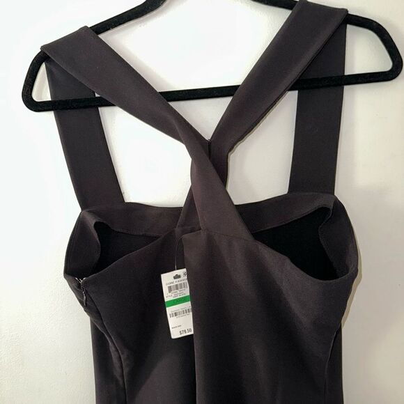 Bar III Womens Black Strappy Back Cocktail Sheath Dress Sleeveless Classy NWT - Picture 12 of 12